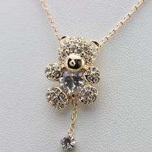 Fashion Tai chi bear necklace  for women luxury statement brand stud necklace new design jewelry