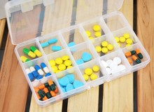 10 Grids Adjustable Jewelry Storage Case Box Craft Makeup Cosmetic Accessory Beads Candy Pills Organizer Organizador