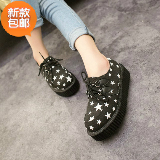 Harajuku platform shoes 2014 vivi fashion vintage fashion casual shoes