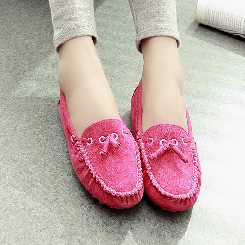 2014 women s spring shoes fashion flat casual shoes flat heel single shoes genuine leather loafers
