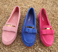 14 women’s spring shoes nubuck cowhide single shoes wave anti-slip soles shoes mother maternity shoes