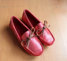 Sweet 2014 embossed genuine leather casual shoes multicolour maternity mother shoes casual shoes