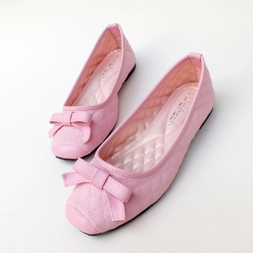 2014 square toe flat bottomed single shoes shallow mouth bow flat heel shoes women s powder