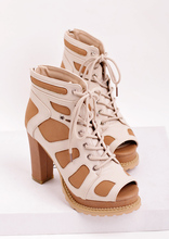 Fashion 2014 spring new arrival platform high heels open toe shoe color block decoration high-top shoes thick heel single shoes