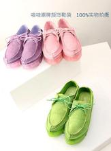 Platform shoes nubuck cowhide women’s shoes 2014 spring lacing genuine leather platform shoes transparent single shoes