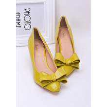 Comfortable single shoes female sweet bow pointed toe thin heels pointed toe sexy women’s shoes