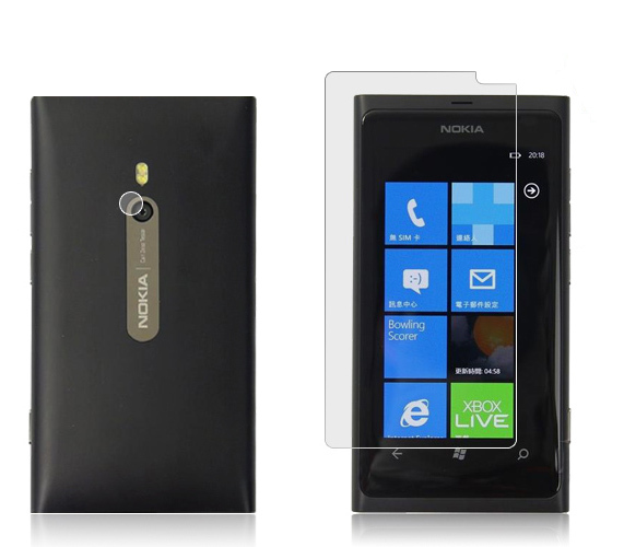 3Pcs Lot Hight Quality Clear Glossy Screen Protector for Nokia Lumia 800 Crystal Screen Protector Cell