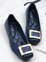 Free shipping women flats European hot comfortable weaving Square size a women’s shoes size 35-41