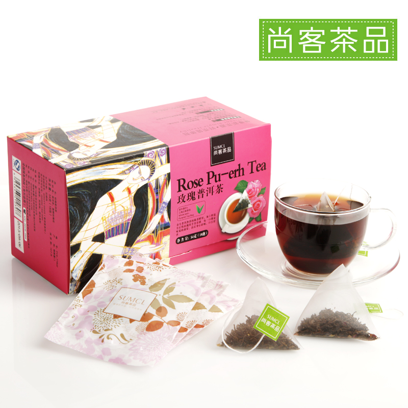 tea herbal tea rose pu er tea rose tea herbal tea  bags boxed