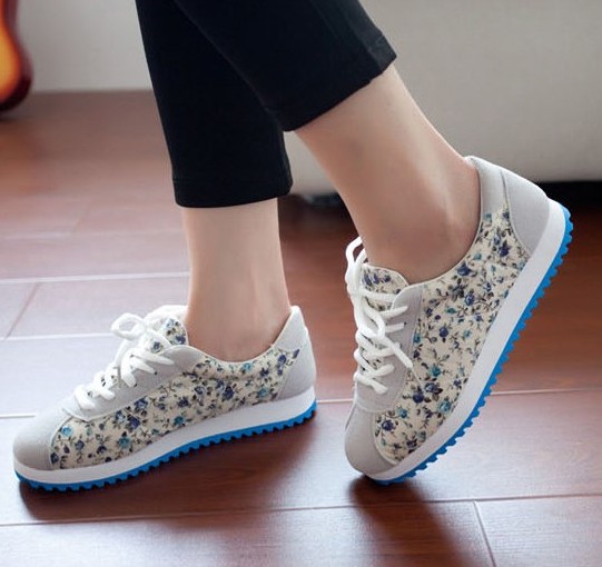 2013 casual shoes sport broken flower platform single spring and autumn female 