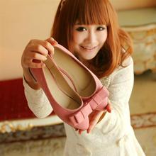 Sweet soft 2013 spring shallow mouth single shoes flat shoes bow small fresh flower princess female shoes low-top