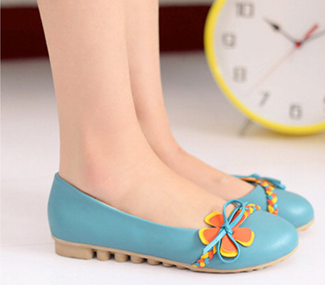 2014 spring single shoes women s shoes slip resistant comfortable flat shoes rustic flower shallow mouth