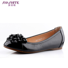 Spring new arrival single shoes flatbottomed women’s shoes beaded flower flat casual female shoes