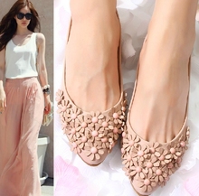 2014 flower shoes shallow mouth shoes flat shoes flats loafers shoes women’s gommini single shoes