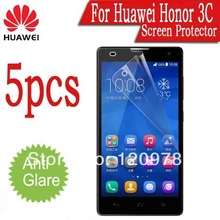 5x New Premium Protective Film Huawei Honor 3C MTK6589 MTK6592 1 9GHz Octa core Matte Anti
