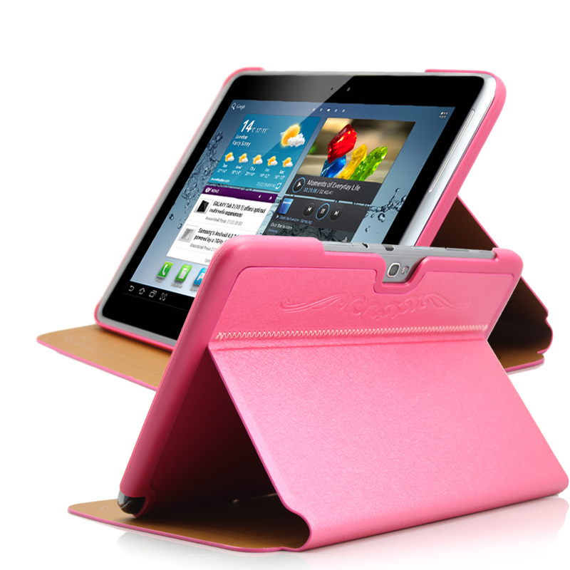 New Fashion Brand Original Stand Leather Case Cover for Samsung Galaxy Note 10.1 N8000 N8010 MOQ: 1 PCS Free Shipping