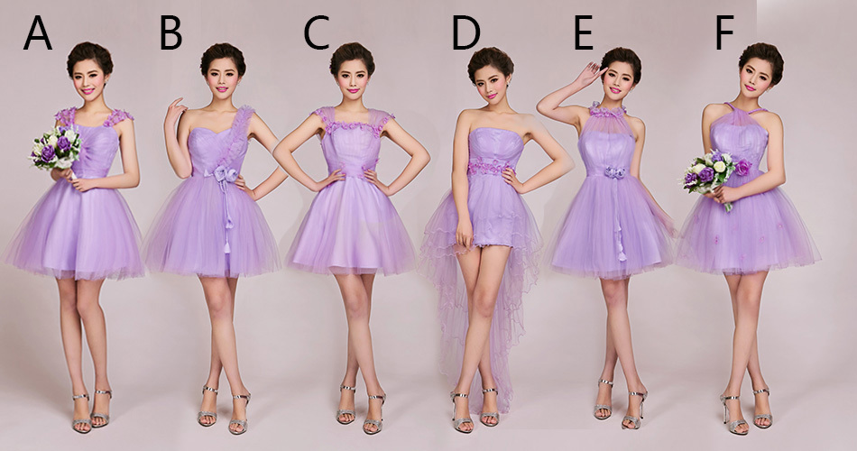... Dress-sister-Dress-Purple-bridesmaid-dresses-short-bride-wedding