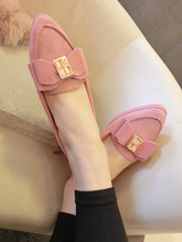 Sweet gentlewomen moimo platform low single shoes pointed toe bow all-match comfortable female shoes
