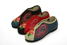 Spring beijing cotton-made shoes multi-layered sole embroidered shoes national women’s trend casual shoes flat mother shoes