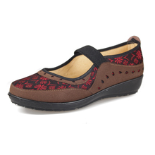 Saeger cotton-made shoes old beijing spring shoes quinquagenarian embroidered mother shoes