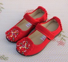 Cotton-made beijing shoes national trend insolubility women’s shoes single shoes embroidered shoes 2013