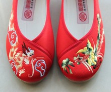 Cotton-made beijing shoes women’s shoes national trend cow muscle women’s shoes outsole beijing shoes embroidered shoes single