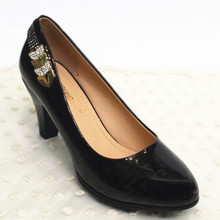 2014 spring shoes thick heel fashion women’s shoes rhinestone casual work shoes women’s shoes