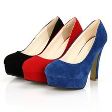 2014 spring women’s shoes high-heeled shoes thick heel trend shoes