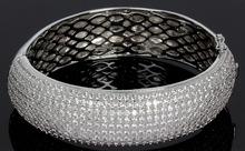 2015 Real Cuff Bracelets Pulseiras Wedding Jewelry Luxury Elegant Bracelet Aaa Cubic Zirconia Bangles Propose Marriage