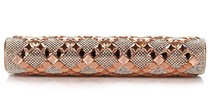 Luxury Diagonal Clutch Bags Colorful Crystal Sparkling Rhinestones Evening Party Pouch Wedding Bridal Handbags With Chain