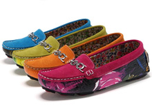 Promotions New 2014 women genuine leather shoes slip on ballet women flats comfort anti skid woman