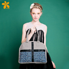 2014 Fashion Summer Country Style Fabric Woman Messenger bag Exquisite Applique Lady Handbag Cute Shopping bag  Free shipping
