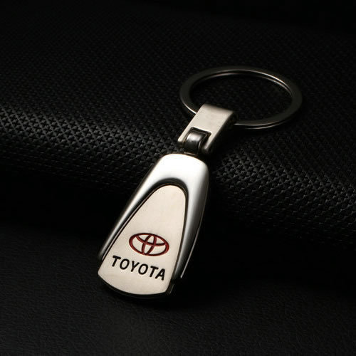 toyota camry black leather key chain #5