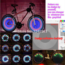 mountain bike Two-sided Pattern Hot Wheels / 2014 bike light / bike light / bicycle accessories / bycicle lights