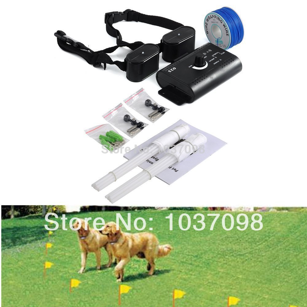 New Waterproof Underground Electric Shock Dog Collar Fence Fencing ...