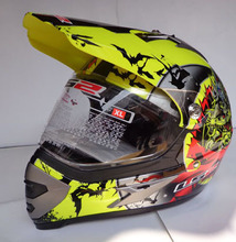 Free shipping LS2 MX433 3 Cyclocross dual lens wear and off road helmet full helmet