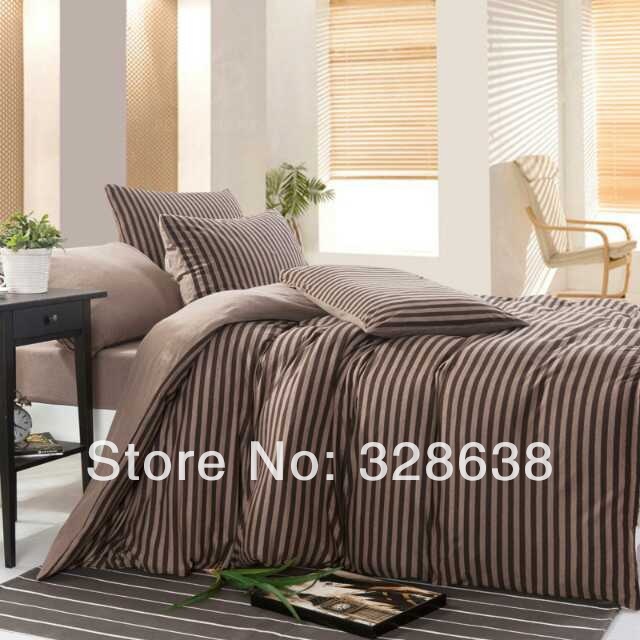 free luxury striped Indian cotton plain boho bedding comforter set bed ...