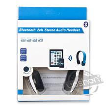 Free shipping White Wireless Bluetooth 3 0 headset songs cycling For smartphone PC Laptop
