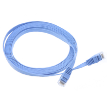 RJ45 Cat6 Flat Ethernet Patch Network Lan Communication Cable Equipment 3m Free Drop Shipping Wholesale