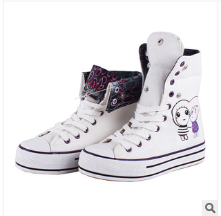 Free shipping new 2014 summmer womens sneakers canvas shoes for women with casual shoes sandals White