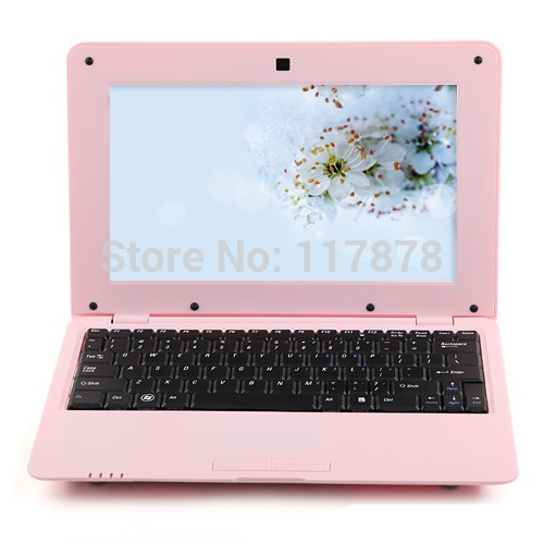 10inch mini laptop android via8880 netbooks 1G 4GB with wifi DHL free shipping