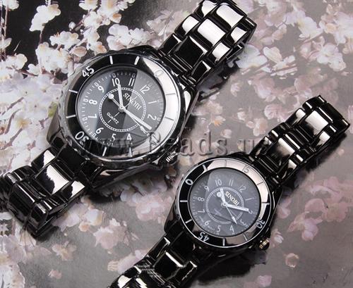 Free shipping watches men luxury brand Zinc Alloy Watch Bracelet sale plumbum black color plated waterproof