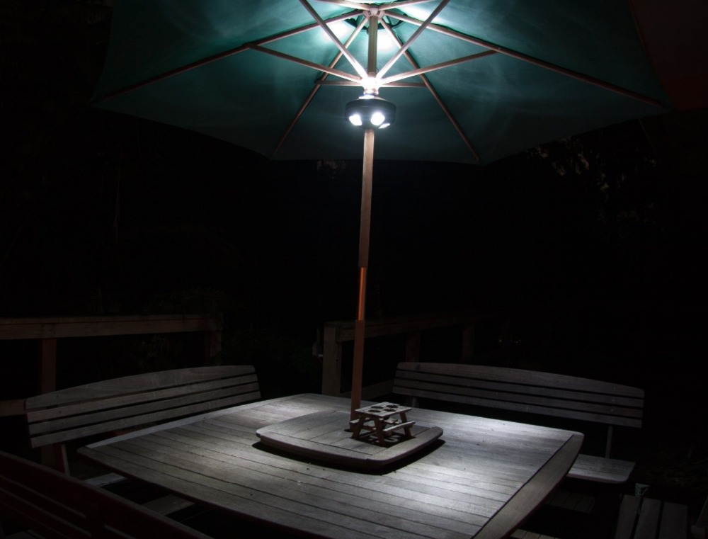 Patio Umbrella Lights Battery Operated Photo - pixelmari.com
