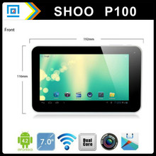 7 inch android tablet pc A23 android 4 2 DDR3 512MB ROM 4GB Wifi dual Camera