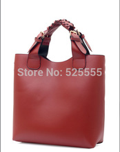 Free shipping 2014 summer Vintage New women lady handbag Leather purse tote shoulder bag Composite Bag