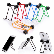 2 Pcs Universal Portable Aluminum Adjustable View Stand Holder for iPhone Samsung Smartphone Tablet