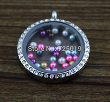 100pcs3MM Mix colors Pearl Dangle for Floating Charm Living Locket Chains Charm Bracelets 11