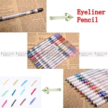 Rosalind new 12 Colors Eye Make Up Eyeliner Pencil Waterproof Eyebrow Beauty Pen Eye Liner Lip