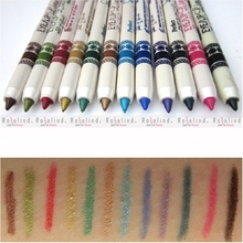 Rosalind new 12 Colors Eye Make Up Eyeliner Pencil Waterproof Eyebrow Beauty Pen Eye Liner Lip