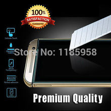10pcs/lot  Best quality for HTC M8 Arc premium plating tempered glass screen protector with retail package